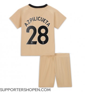 Chelsea Cesar Azpilicueta #28 Tredje tröja Barn 2022-23 Kortärmad (+ korta byxor)